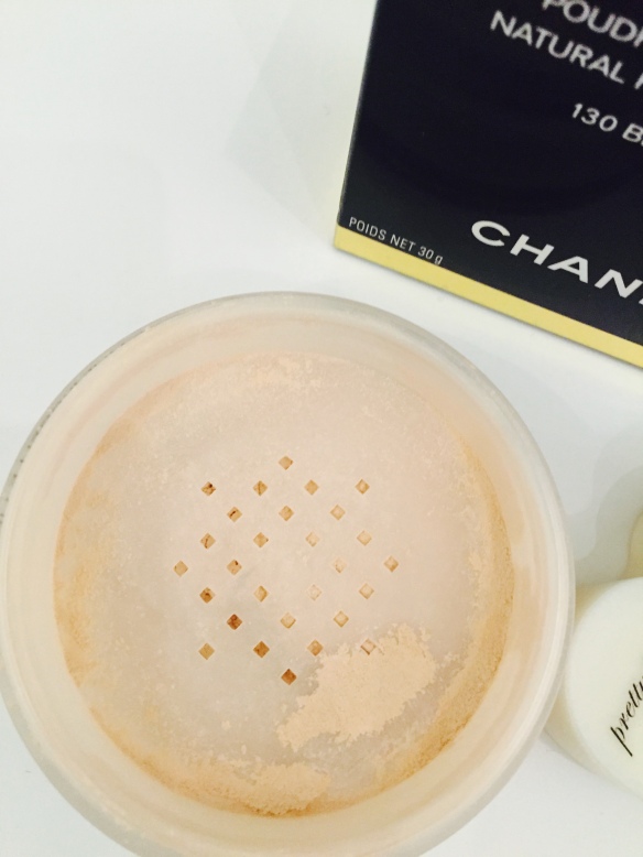 How I set my foundation  Chanel Natural Finish Loose Powder 130