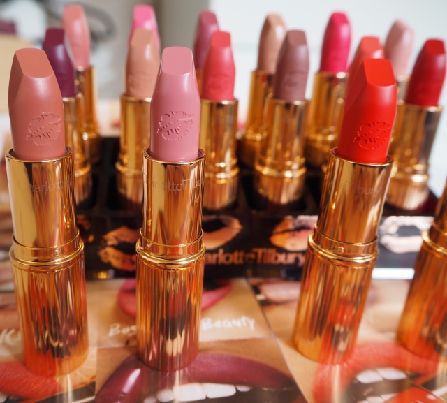 The Complete Charlotte Tilbury Hot Lips Lipstick Collection